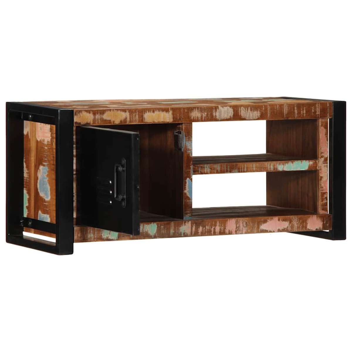 ντουλάπι τηλεόρασης vidaXL 80x30x35 cm από μασίφ ξύλο αναγεννημένο