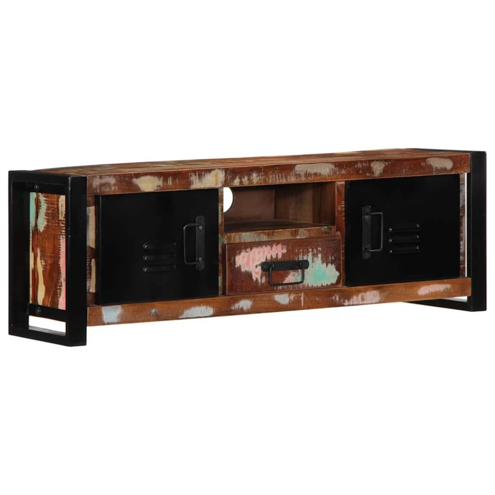 ντουλάπι τηλεόρασης vidaXL 100x30x35 cm από μασίφ ξύλο αναγεννημένο