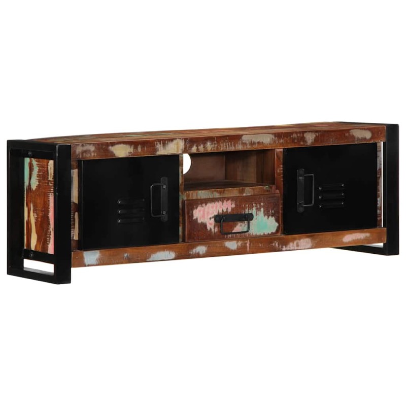 ντουλάπι τηλεόρασης vidaXL 100x30x35 cm από μασίφ ξύλο αναγεννημένο
