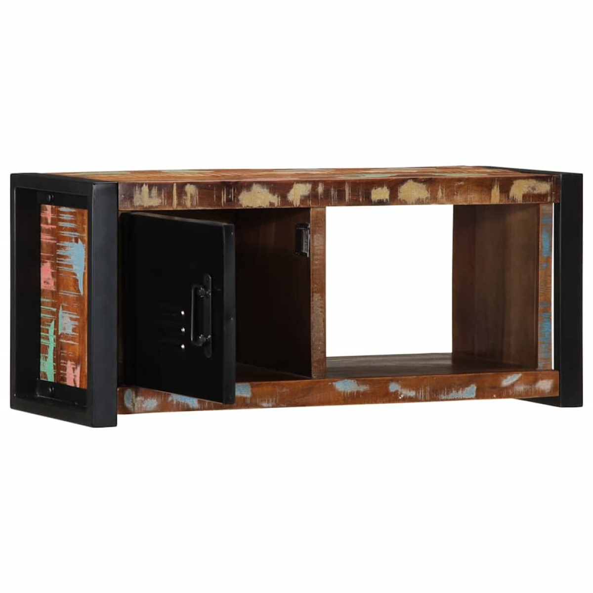 ντουλάπι τηλεόρασης vidaXL 80x30x35 cm από μασίφ ξύλο αναγεννημένο