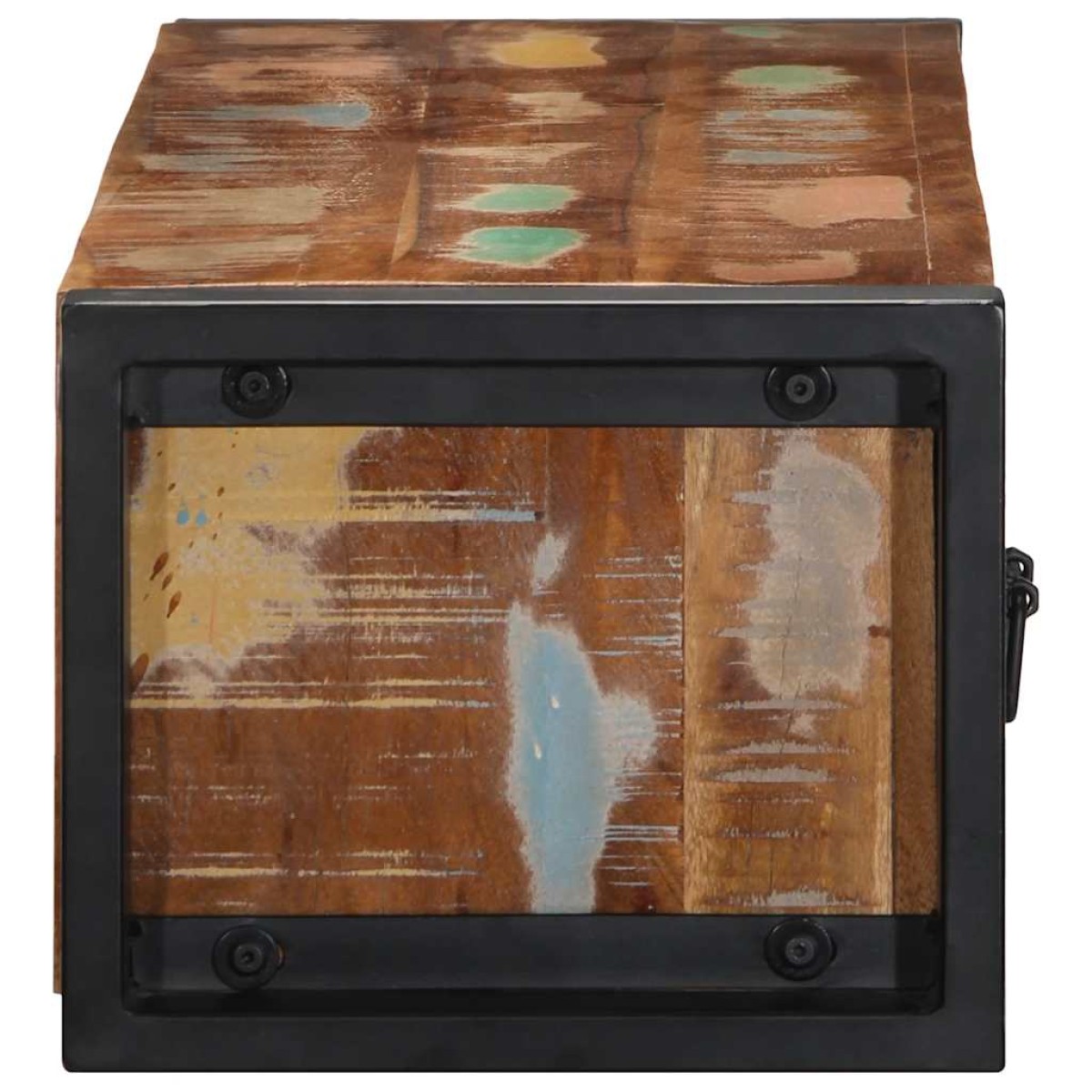 ντουλάπι τηλεόρασης vidaXL 100x30x25 cm από μασίφ ξύλο αναγεννημένο