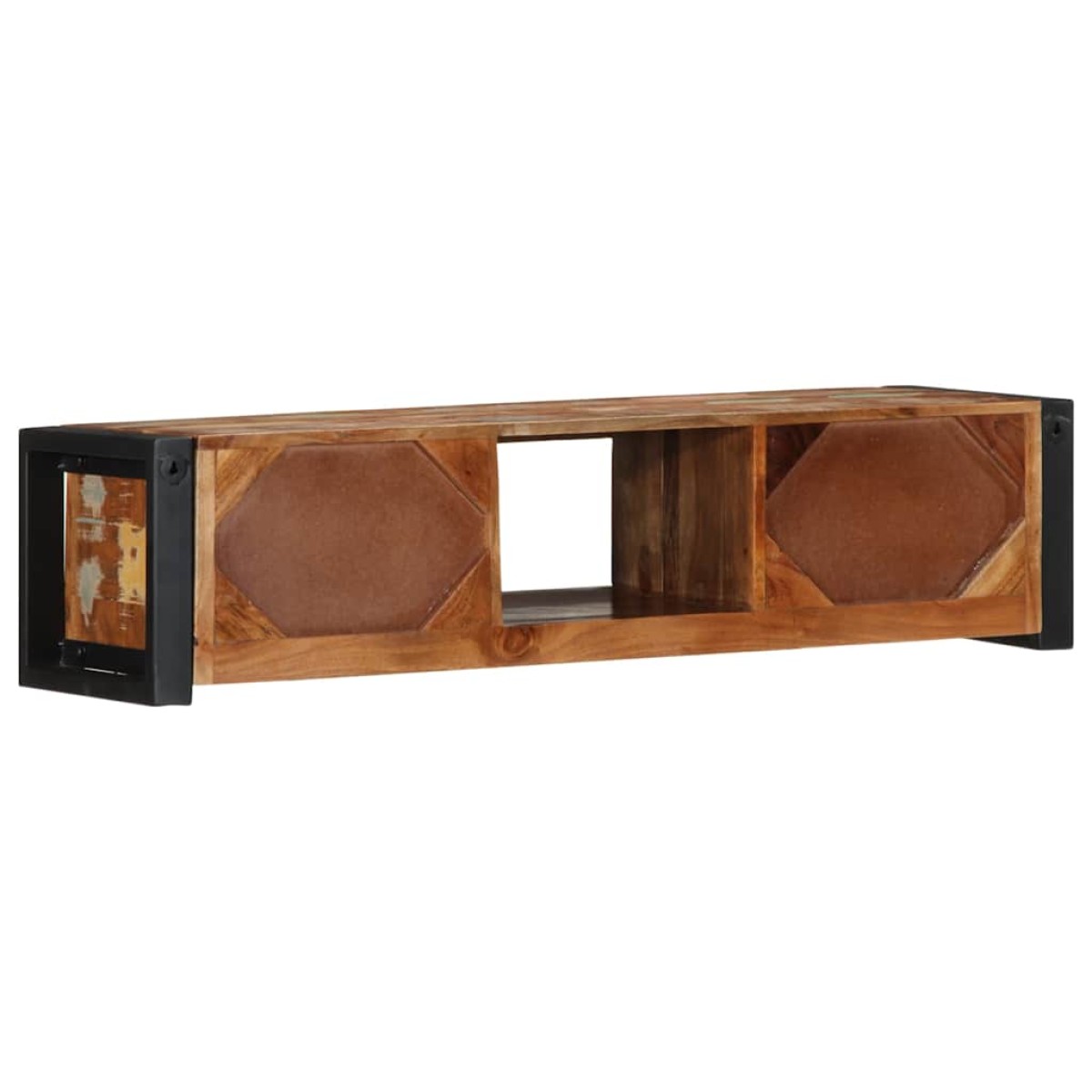 ντουλάπι τηλεόρασης vidaXL 100x30x25 cm από μασίφ ξύλο αναγεννημένο