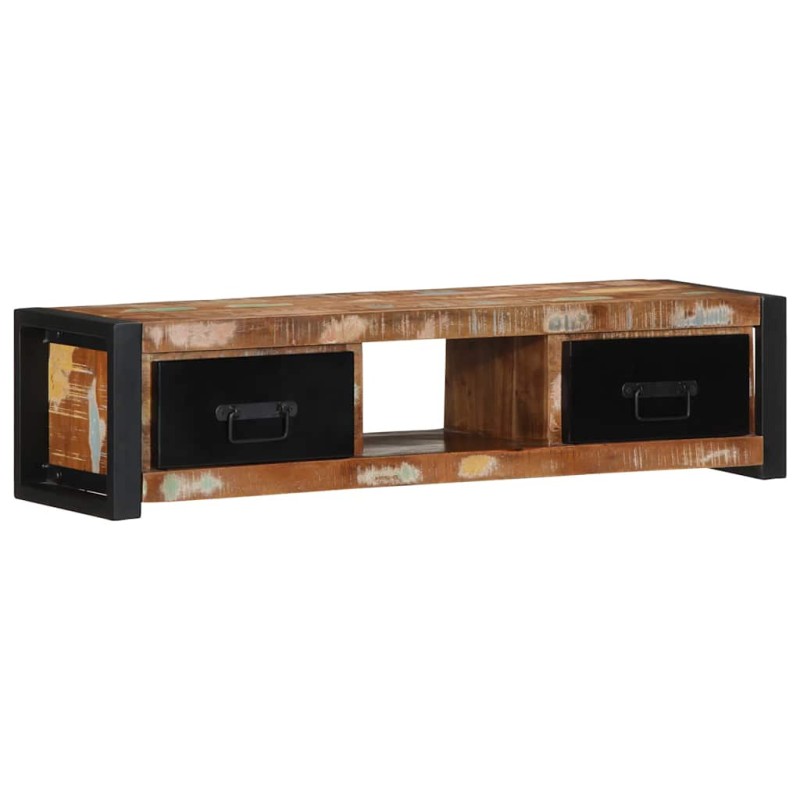 ντουλάπι τηλεόρασης vidaXL 100x30x25 cm από μασίφ ξύλο αναγεννημένο