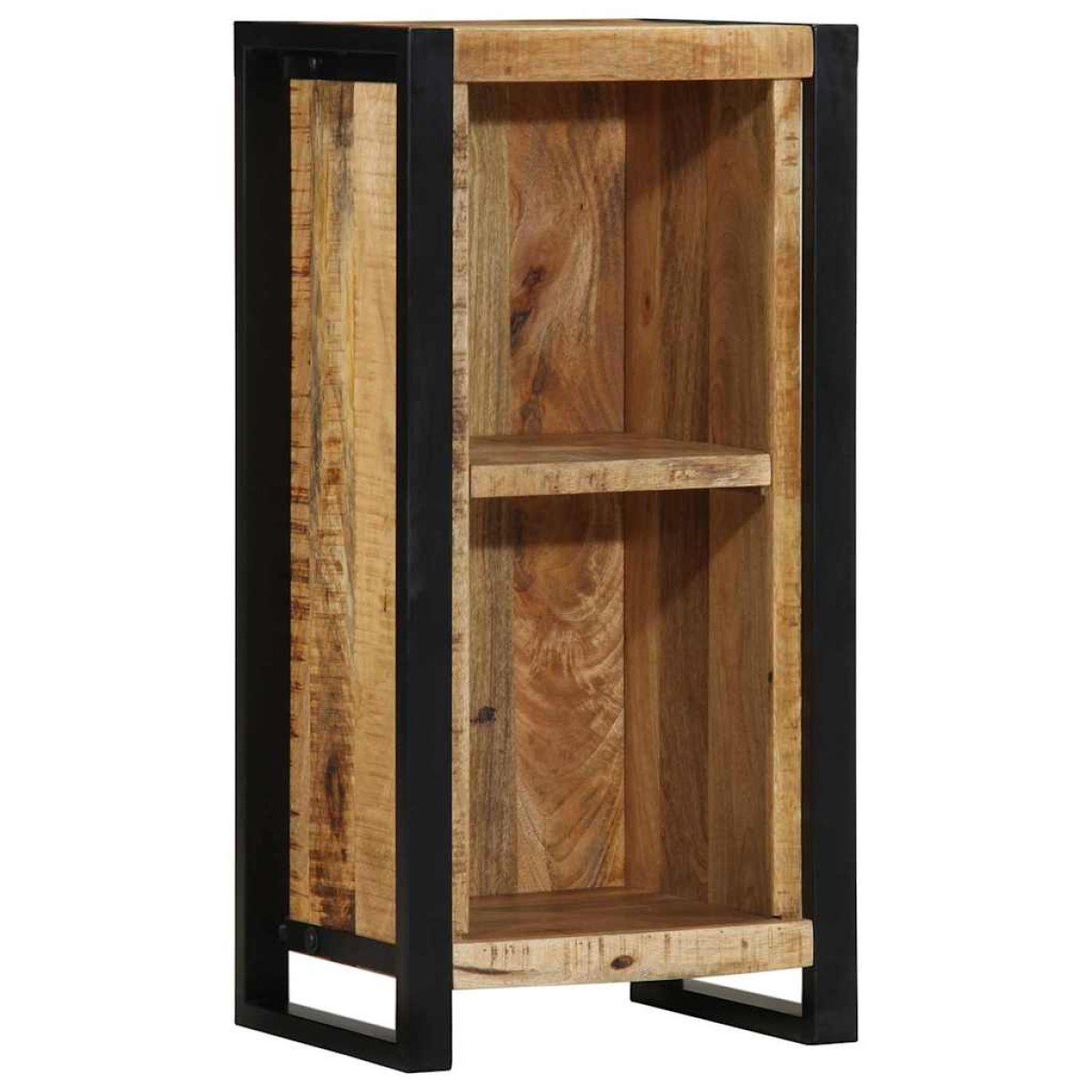 vidaXL Κομοδίνο με ράφι Καφέ 40 x 30 x 80 εκ. Μασίφ ξύλο μάνγκο