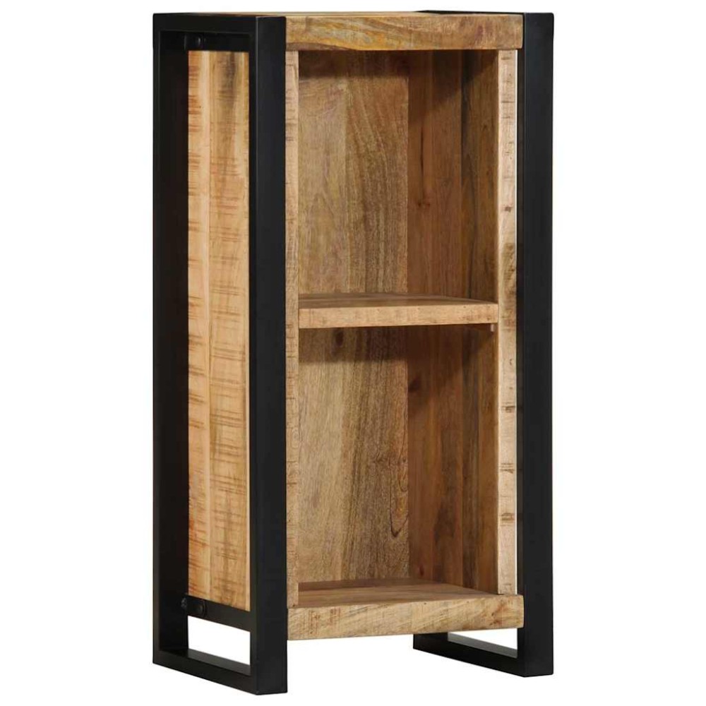 vidaXL Κομοδίνο με ράφι Καφέ 40 x 30 x 80 εκ. Μασίφ ξύλο μάνγκο
