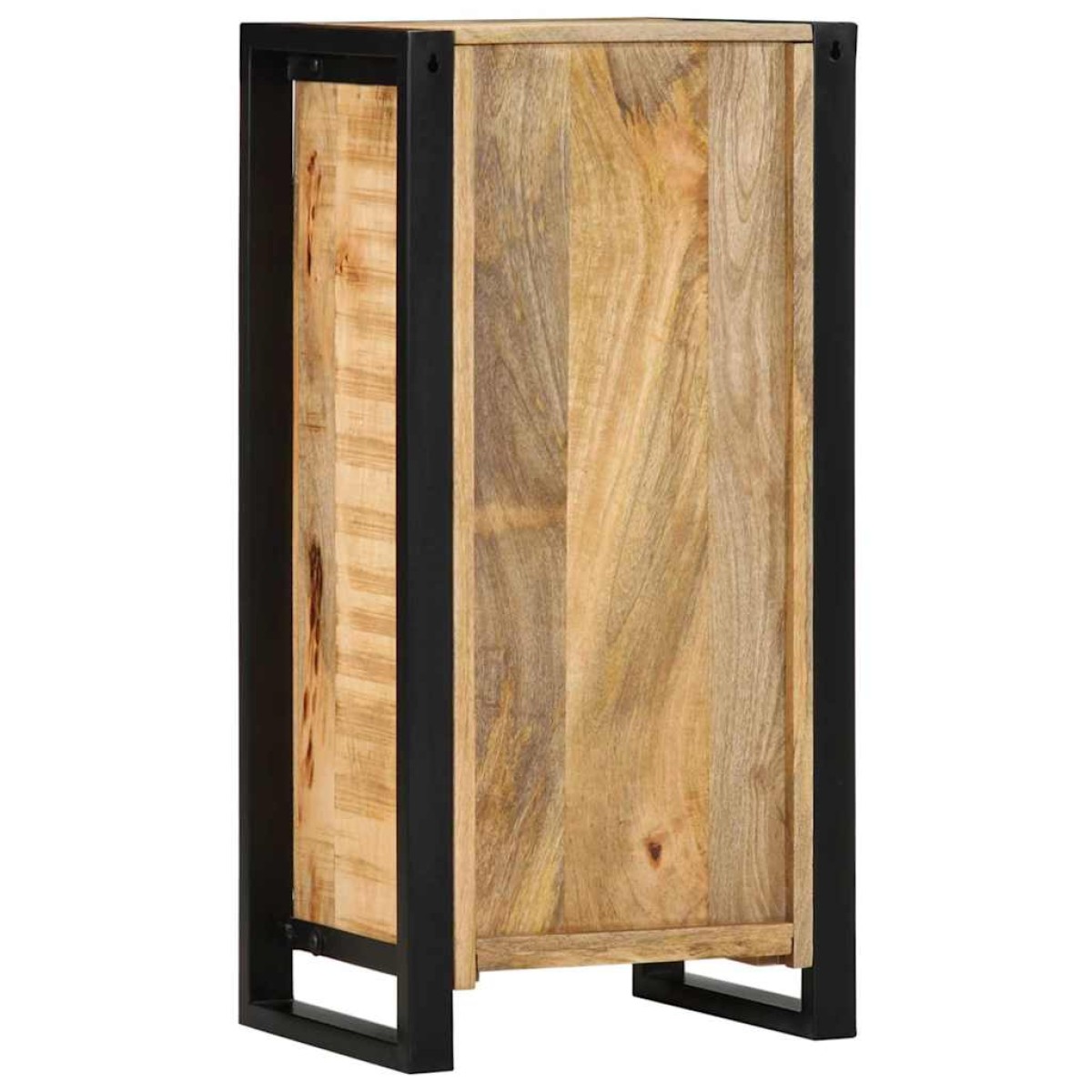 vidaXL Κομοδίνο με ράφι Καφέ 40 x 30 x 80 εκ. Μασίφ ξύλο μάνγκο