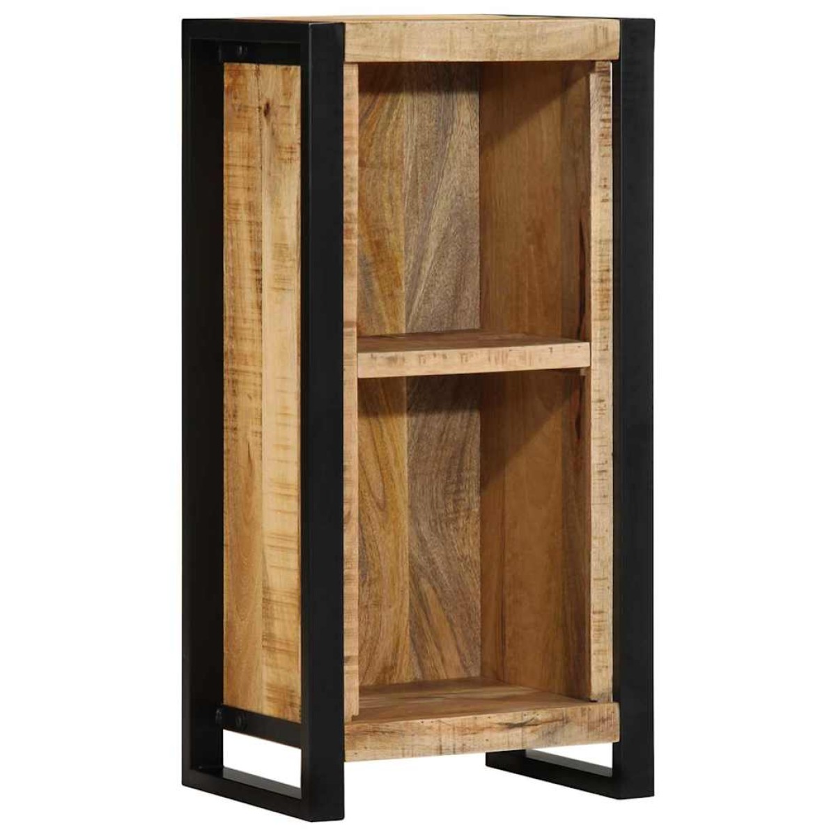 vidaXL Κομοδίνο με ράφι Καφέ 40 x 30 x 80 εκ. Μασίφ ξύλο μάνγκο