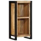 vidaXL Κομοδίνο με ράφι Καφέ 40 x 30 x 80 εκ. Μασίφ ξύλο μάνγκο