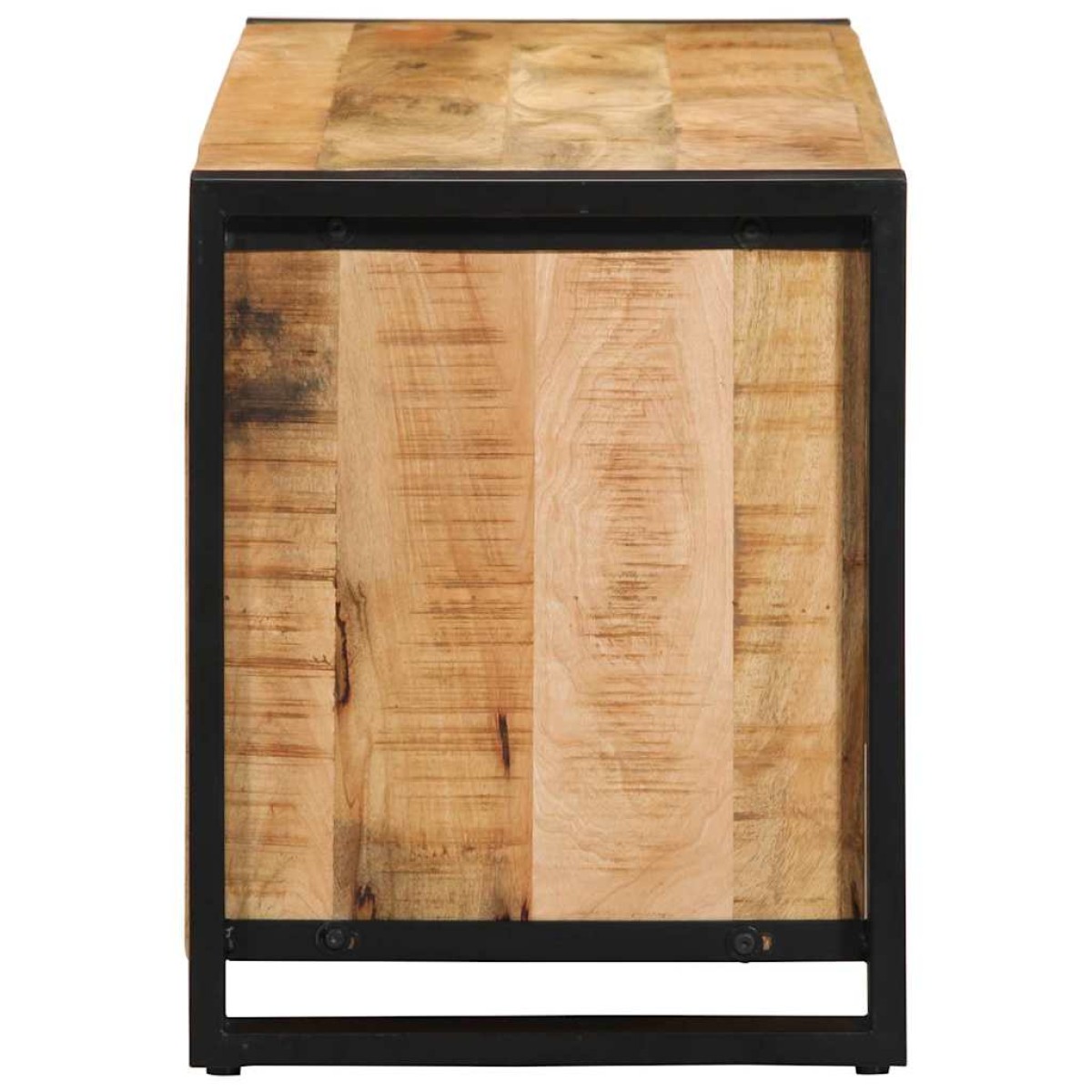 vidaXL Πάγκος για παπούτσια Καφέ 100 x 40 x 50 cm Μασίφ ξύλο μάνγκο
