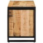 vidaXL Πάγκος για παπούτσια Καφέ 100 x 40 x 50 cm Μασίφ ξύλο μάνγκο