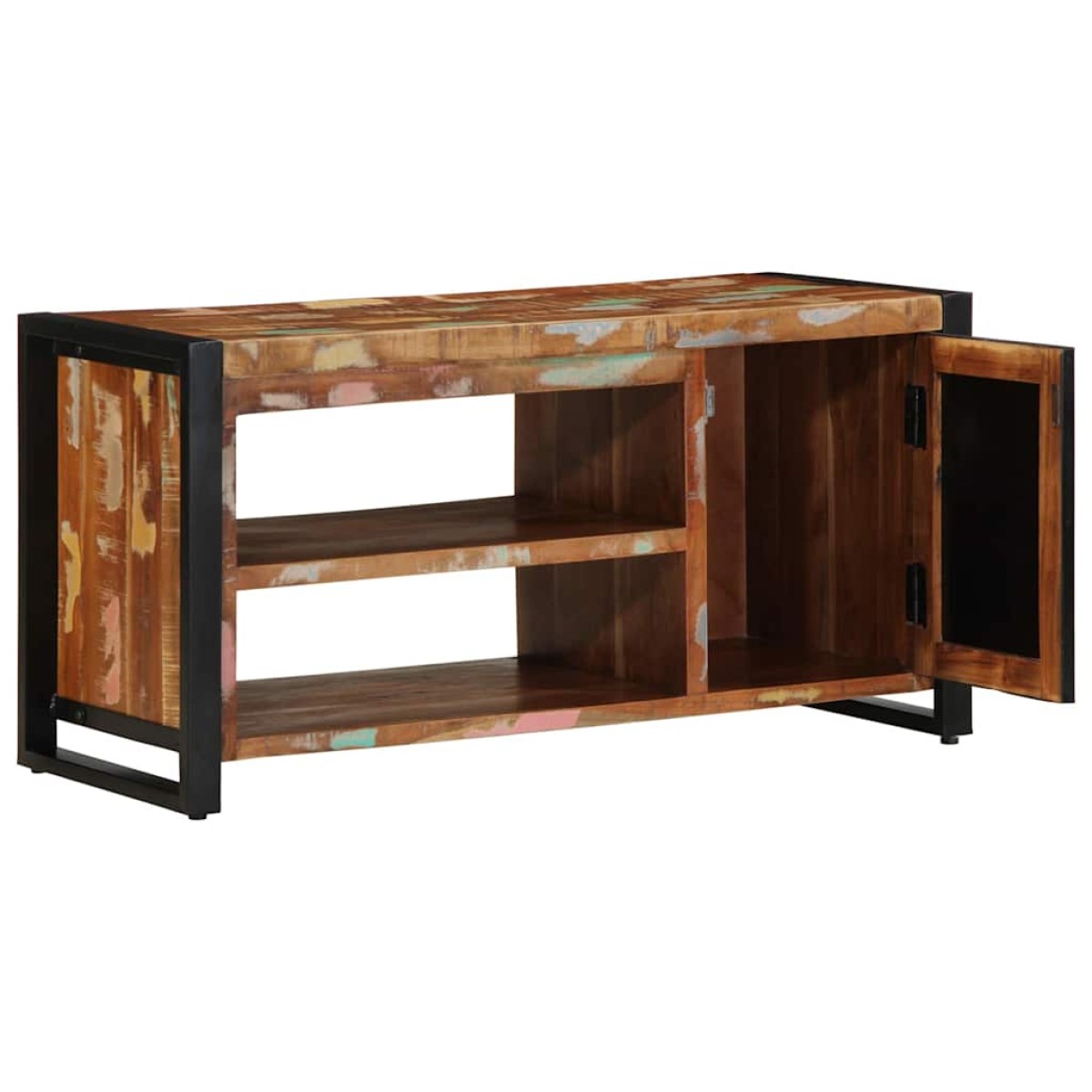 vidaXL Πάγκος για παπούτσια Πολύχρωμο 100 x 40 x 50 cm
