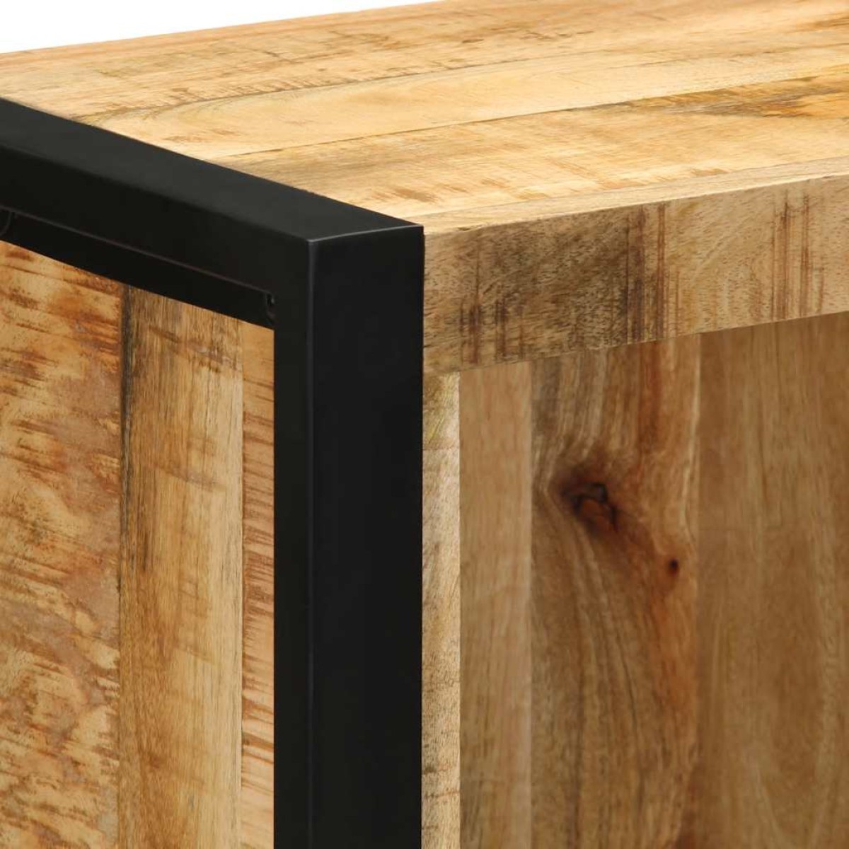 ντουλάπι μπάνιου vidaXL 40x30x90 cm από μασίφ ξύλο Rough Mango