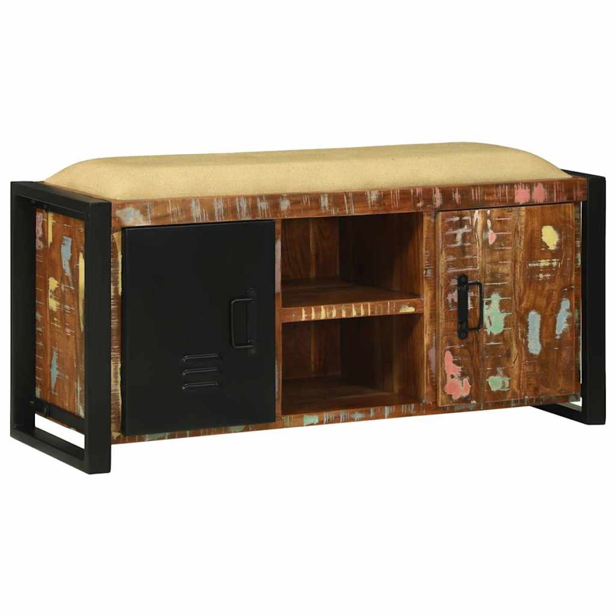 vidaXL Ντουλάπα Πάγκου Πολύχρωμο 100 x 35 x 50 εκ