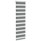 vidaXL Zebra Blind Σκούρο γκρι 40x100 cm Πλάτος υφάσματος 35,9 cm