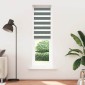 vidaXL Στόρι Ζέβρα Σκούρο Γκρι 55x230 εκ. Πλάτος Υφάσματος 50,9 εκ. Πολυεστέρας