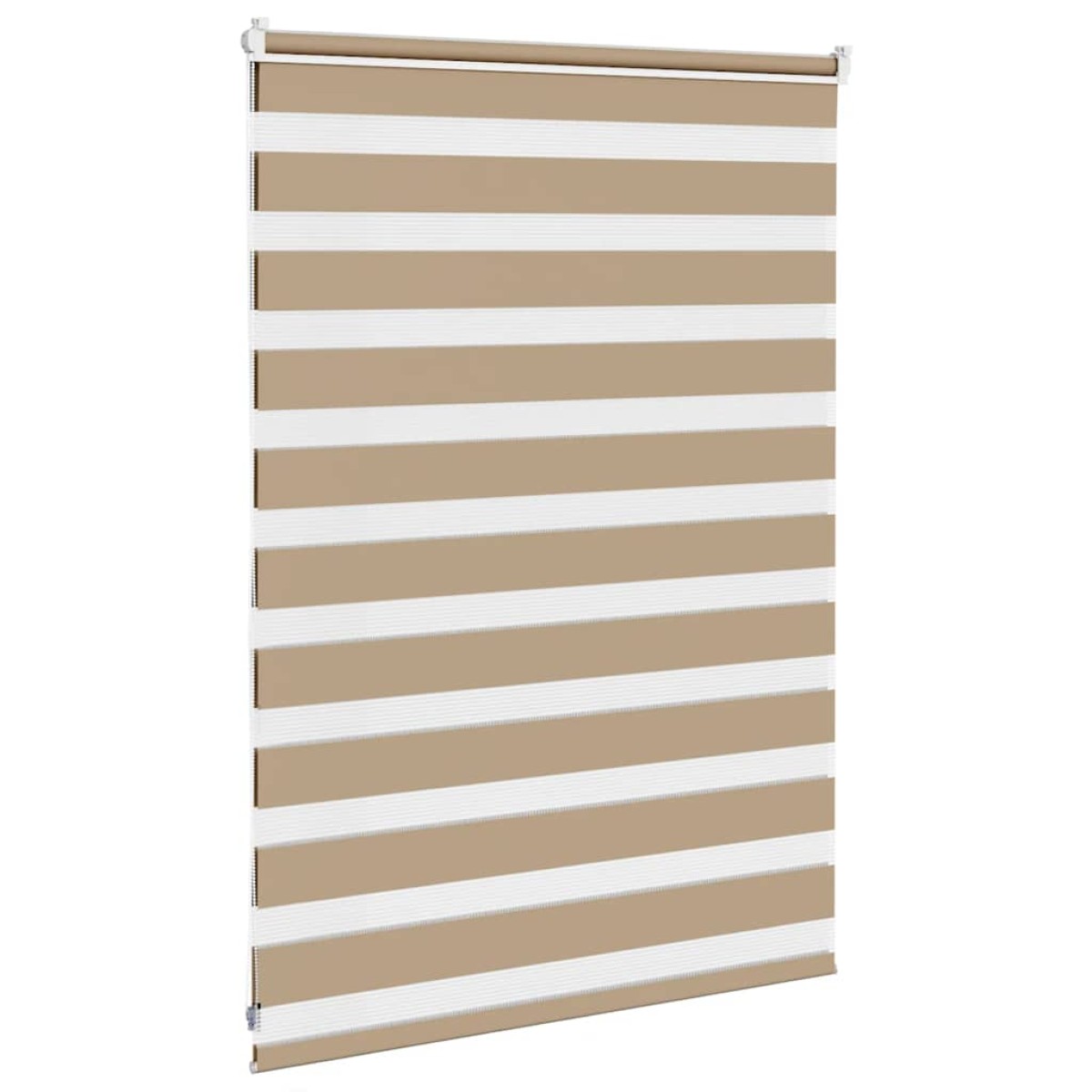vidaXL Στόρι Zebra Καφέ 110x100 εκ. Πλάτος Υφάσματος 105,9 εκ. Πολυεστέρας
