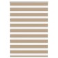 vidaXL Στόρι Zebra Καφέ 110x100 εκ. Πλάτος Υφάσματος 105,9 εκ. Πολυεστέρας