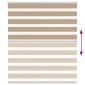 vidaXL Ζέβρα τυφλή 120x150 cm Πλάτος υφάσματος 115,9 εκ. Πολυεστέρας