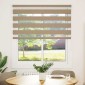 vidaXL Ζέβρα τυφλή 130x150 cm Πλάτος υφάσματος 125,9 εκ. Πολυεστέρας