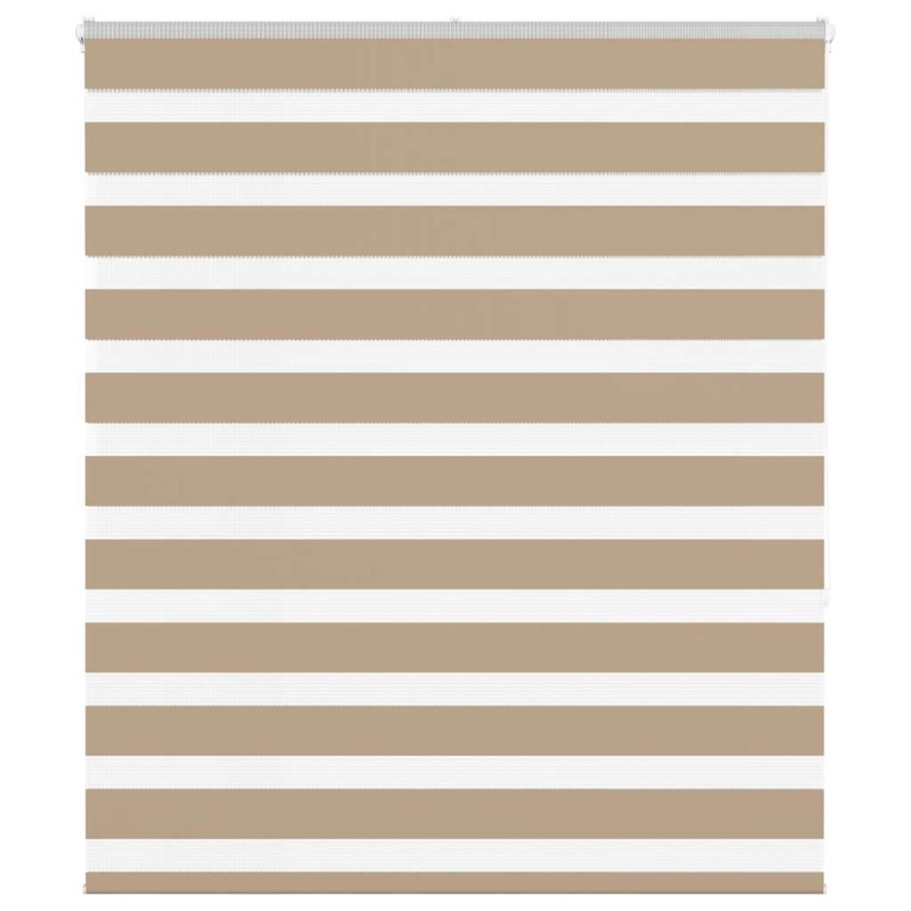 vidaXL Ζέβρα τυφλή 130x150 cm Πλάτος υφάσματος 125,9 εκ. Πολυεστέρας