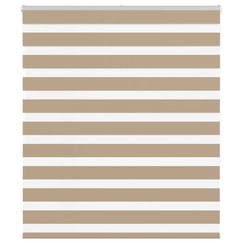 vidaXL Ζέβρα τυφλή 130x150 cm Πλάτος υφάσματος 125,9 εκ. Πολυεστέρας