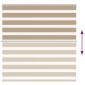 vidaXL Ζέβρα τυφλή 145x150 cm Πλάτος υφάσματος 140,9 εκ. Πολυεστέρας
