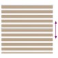 vidaXL Ζέβρα τυφλή 155x150 cm Πλάτος υφάσματος 150,9 εκ. Πολυεστέρας