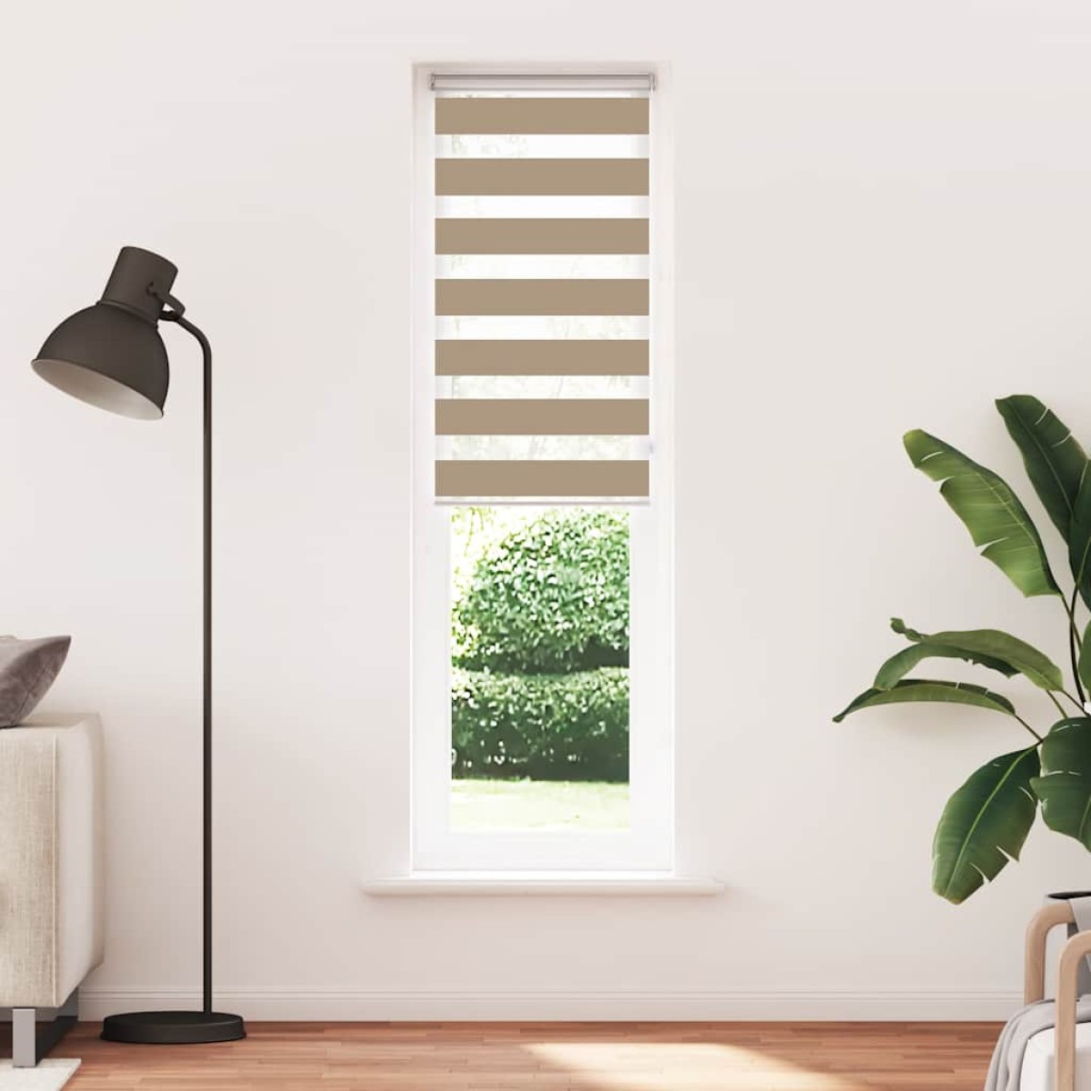 vidaXL Στόρι Ζέβρας Καφέ 55x230 εκ. Πλάτος Υφάσματος 50,9 εκ. Πολυεστέρας