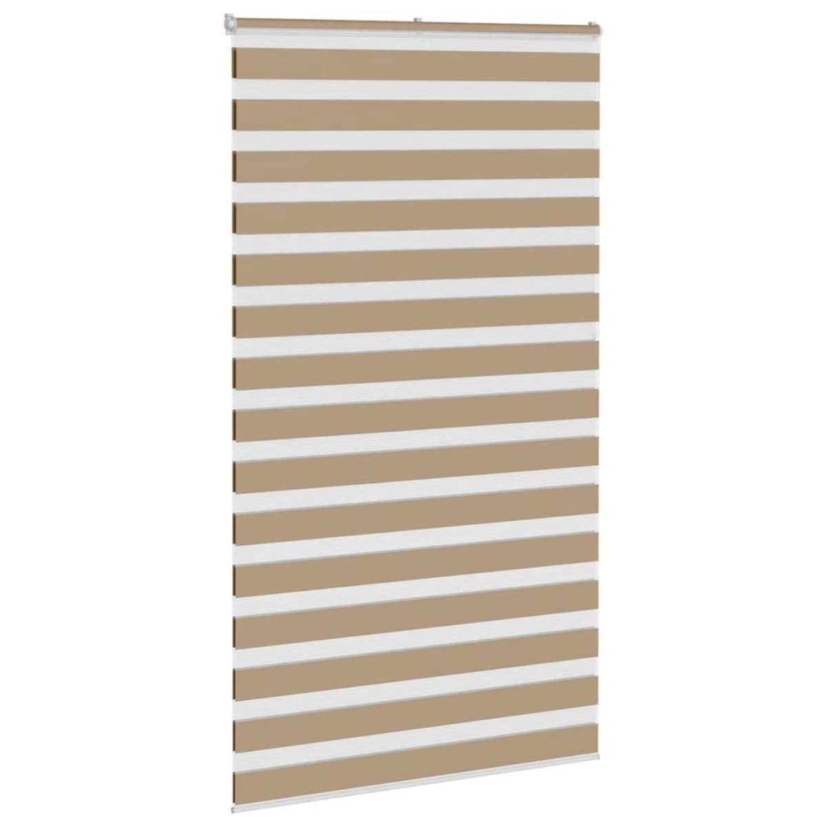 vidaXL Στόρι Ζέβρας Καφέ Άμμου 125x230 εκ. Πλάτος Υφάσματος 120,9 εκ. Πολυεστέρας