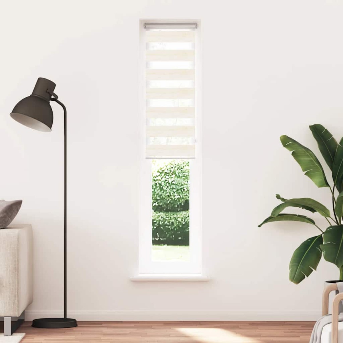 vidaXL Στόρι Ζέβρα Μάρμαρο Μπεζ 50x230 εκ. Πλάτος Υφάσματος 45,9 εκ. Πολυεστέρας
