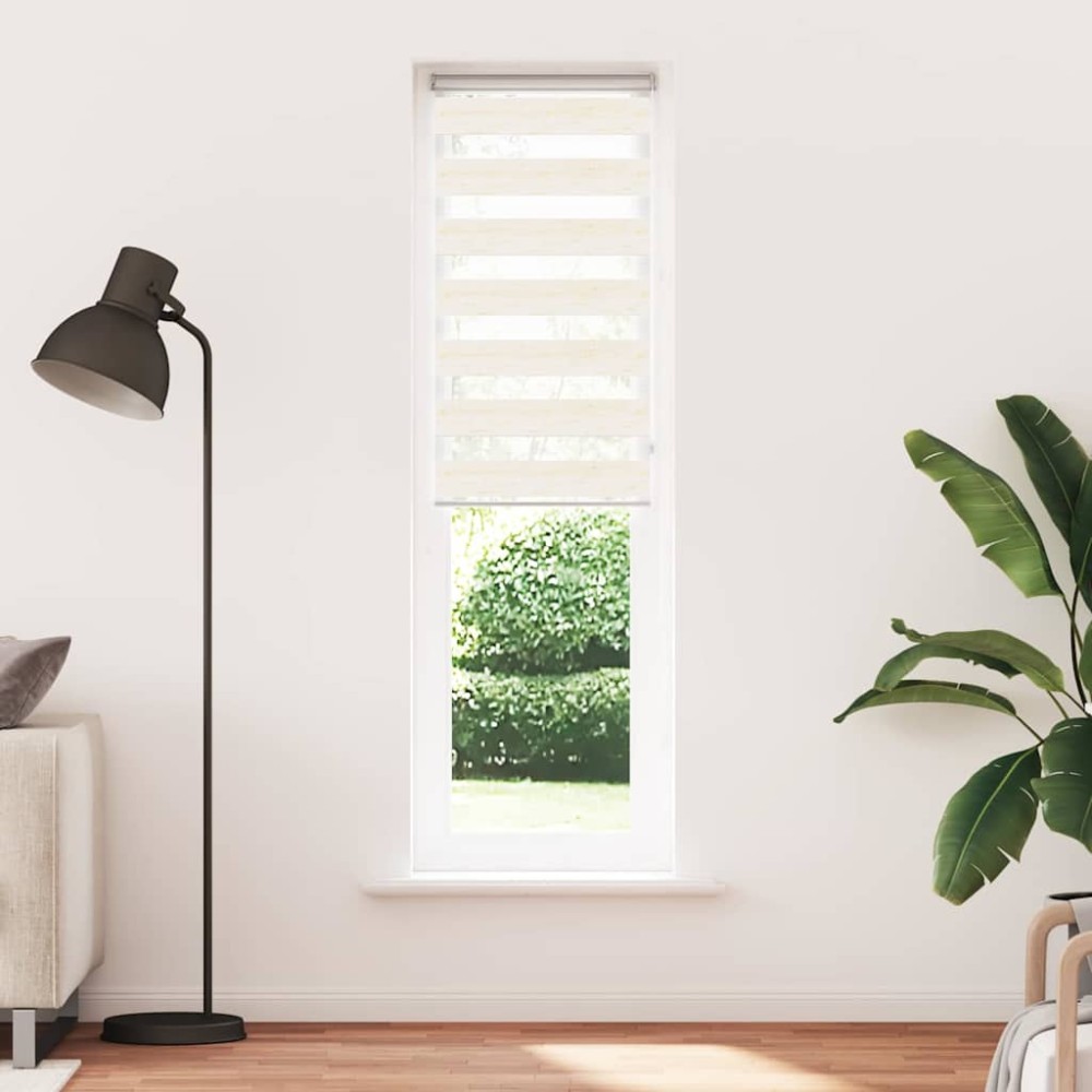 vidaXL Στόρι Ζέβρα Μάρμαρο Μπεζ 65x230 εκ. Πλάτος Υφάσματος 60,9 εκ. Πολυεστέρας