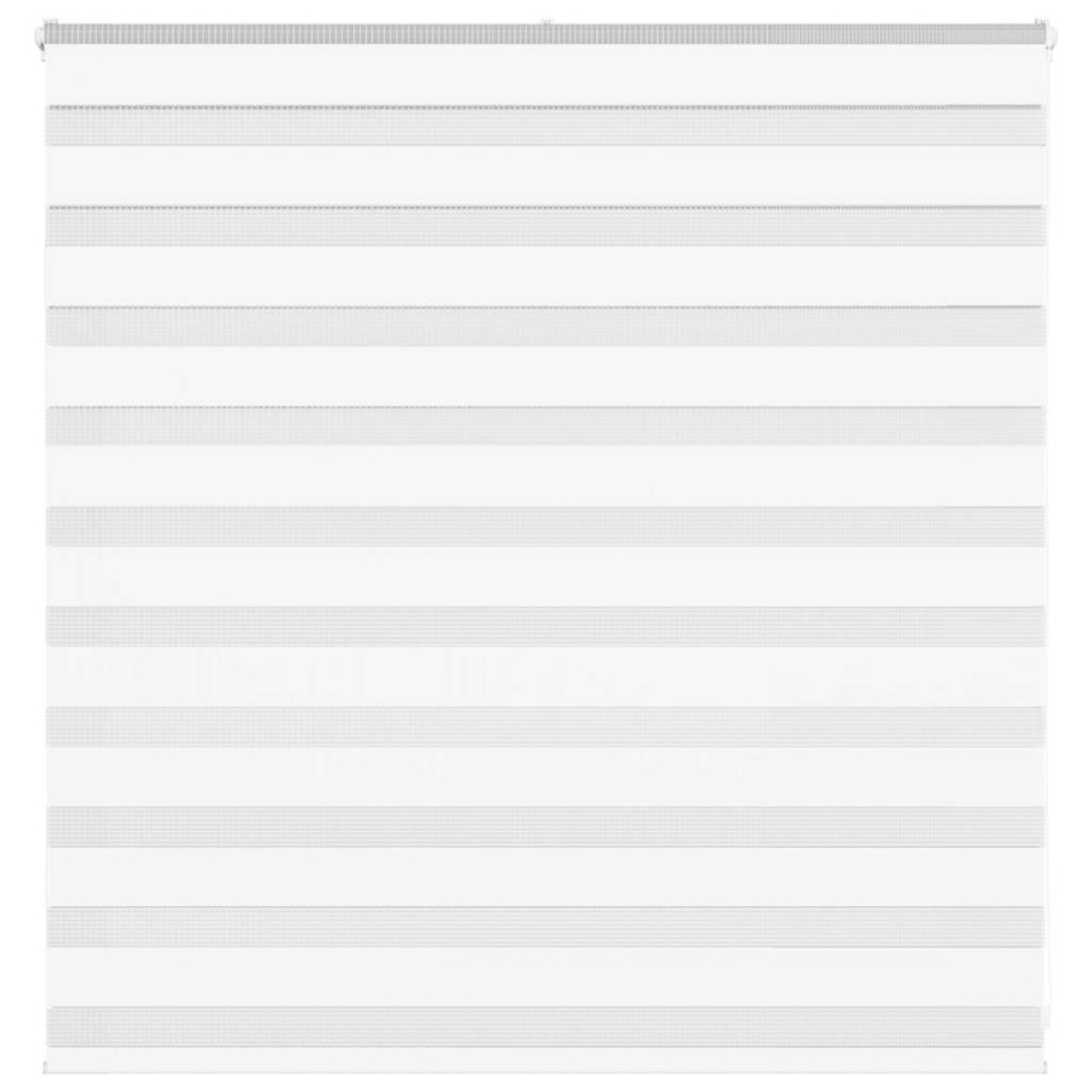 vidaXL Ζέβρα τυφλή Λευκό Πλάτος υφάσματος 135,9 εκ. Πολυεστέρας