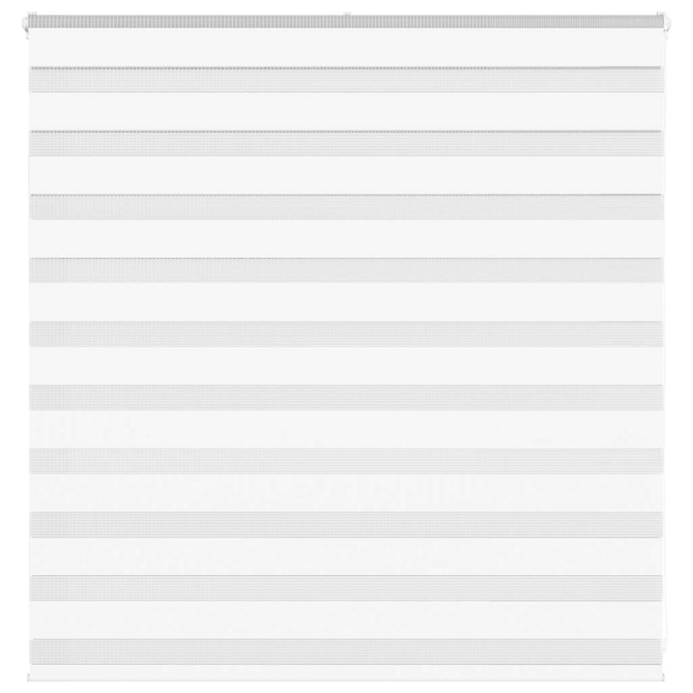 vidaXL Ζέβρα τυφλή Λευκό Πλάτος υφάσματος 140,9 εκ. Πολυεστέρας
