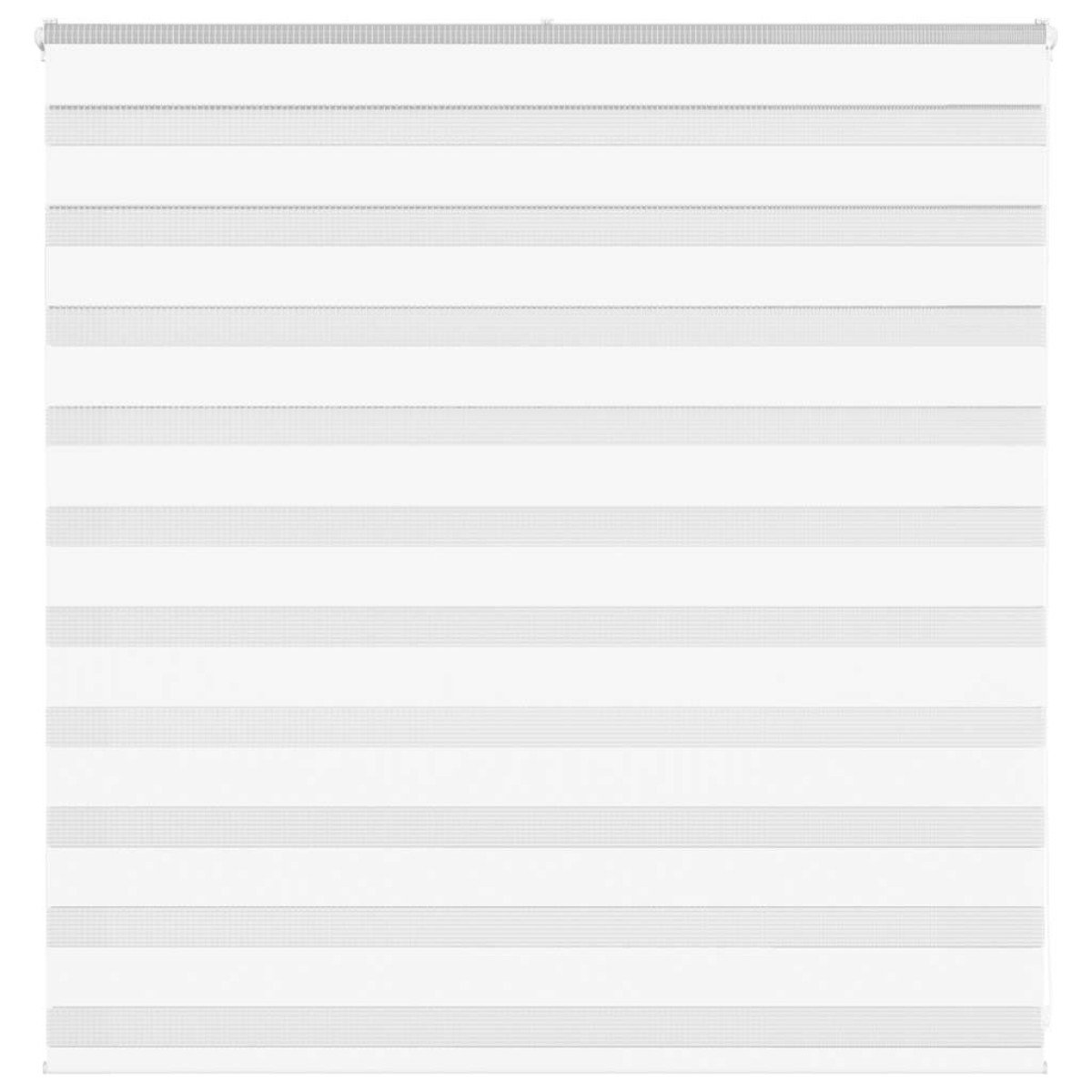 vidaXL Ζέβρα τυφλή Λευκό Πλάτος υφάσματος 140,9 εκ. Πολυεστέρας