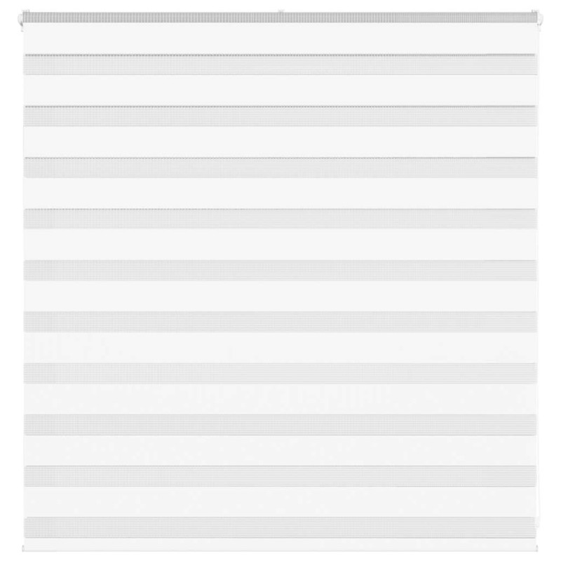 vidaXL Ζέβρα τυφλή Λευκό Πλάτος υφάσματος 140,9 εκ. Πολυεστέρας