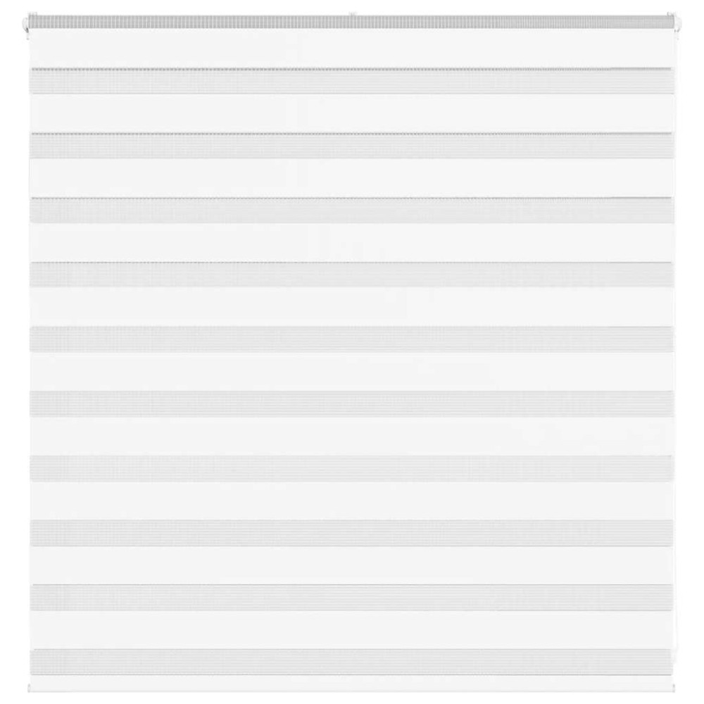 vidaXL Ζέβρα τυφλή Λευκό Πλάτος υφάσματος 145,9 εκ. Πολυεστέρας