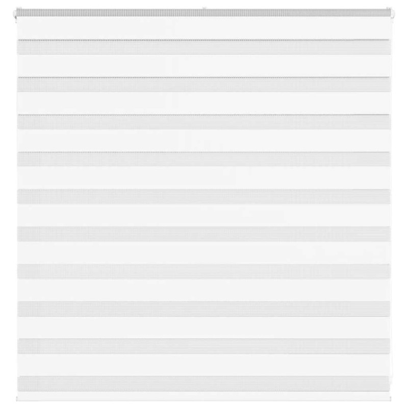vidaXL Ζέβρα τυφλή Λευκό Πλάτος υφάσματος 145,9 εκ. Πολυεστέρας