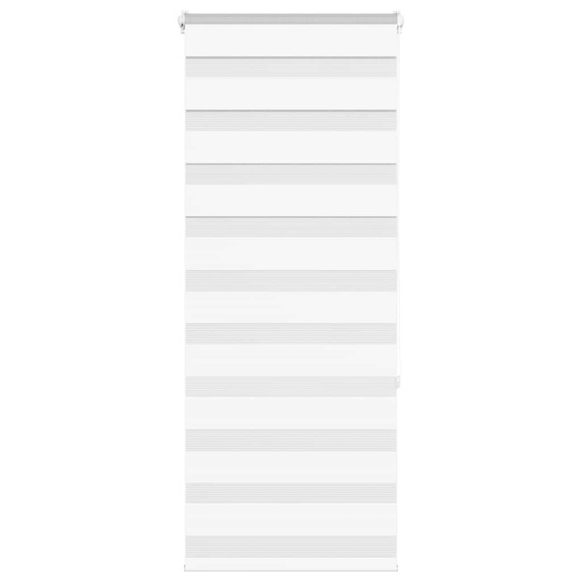 vidaXL Ζέβρα τυφλή Καφέ Πλάτος υφάσματος 55,9 εκ. Πολυεστέρας