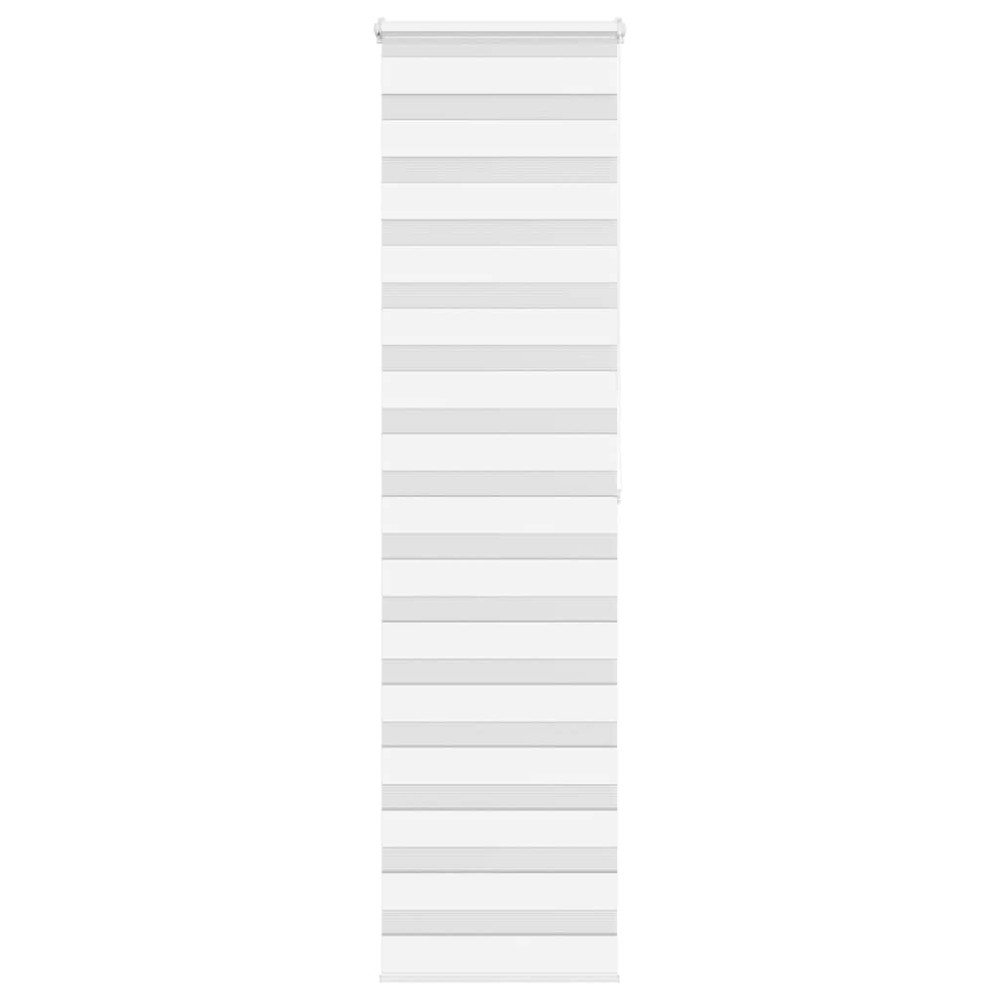 vidaXL Ζέβρα τυφλή Λευκό Πλάτος υφάσματος 50,9 εκ. Πολυεστέρας