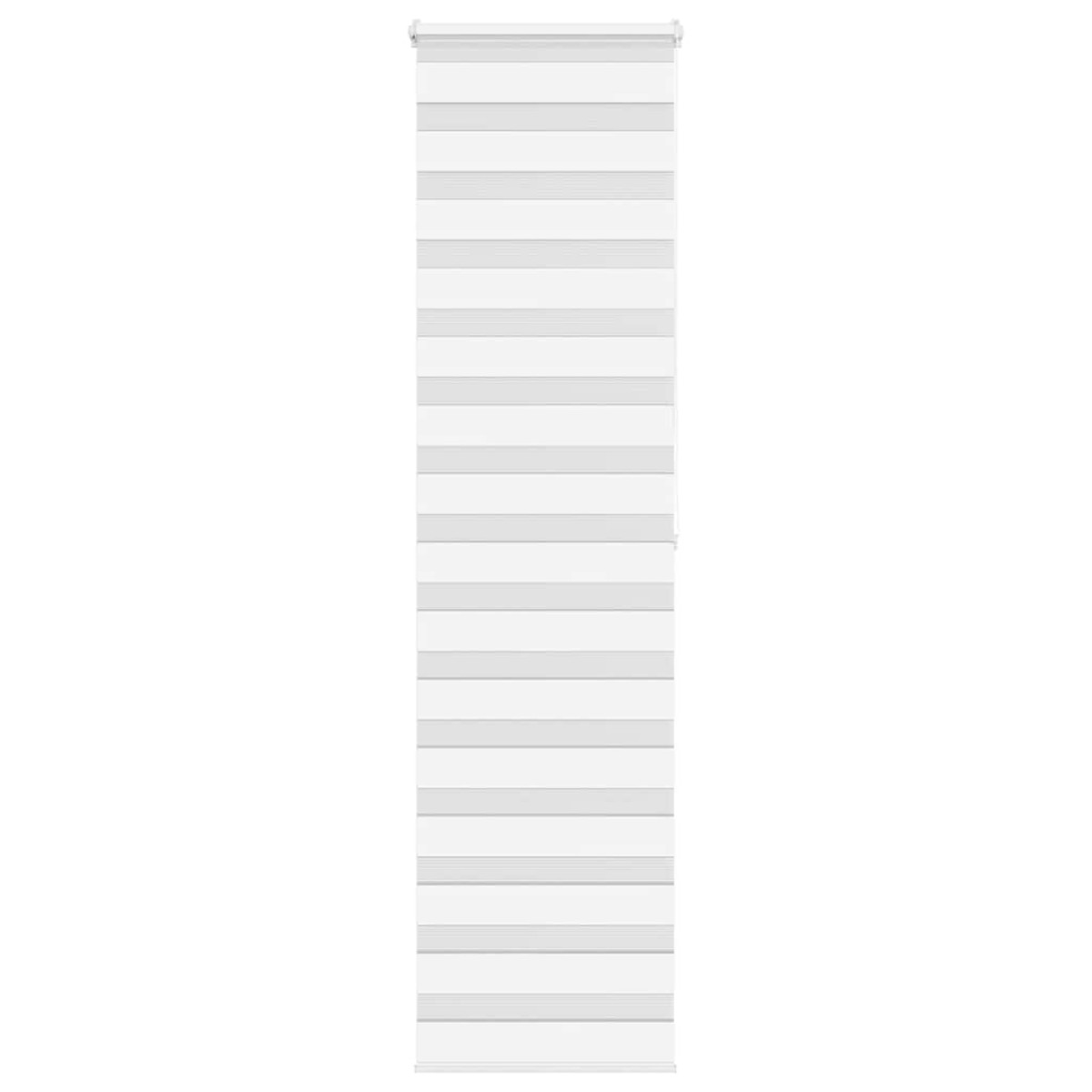 vidaXL Ζέβρα τυφλή Λευκό Πλάτος υφάσματος 50,9 εκ. Πολυεστέρας