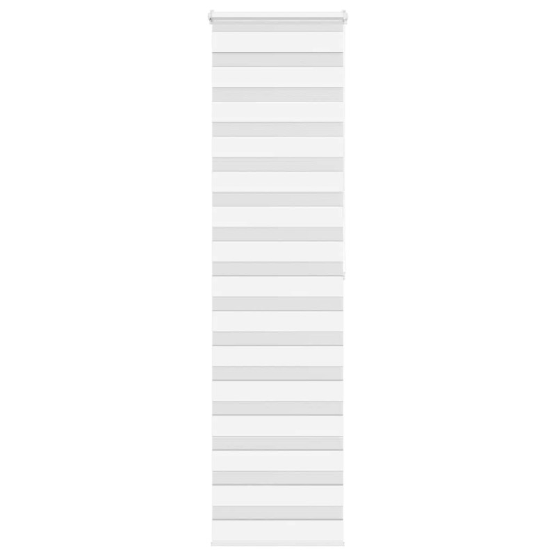 vidaXL Ζέβρα τυφλή Λευκό Πλάτος υφάσματος 50,9 εκ. Πολυεστέρας