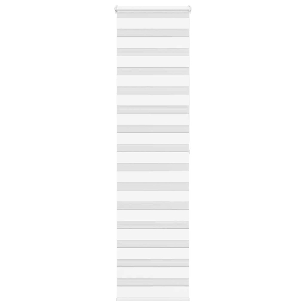 vidaXL Ζέβρα τυφλή Λευκό Πλάτος υφάσματος 60,9 εκ. Πολυεστέρας