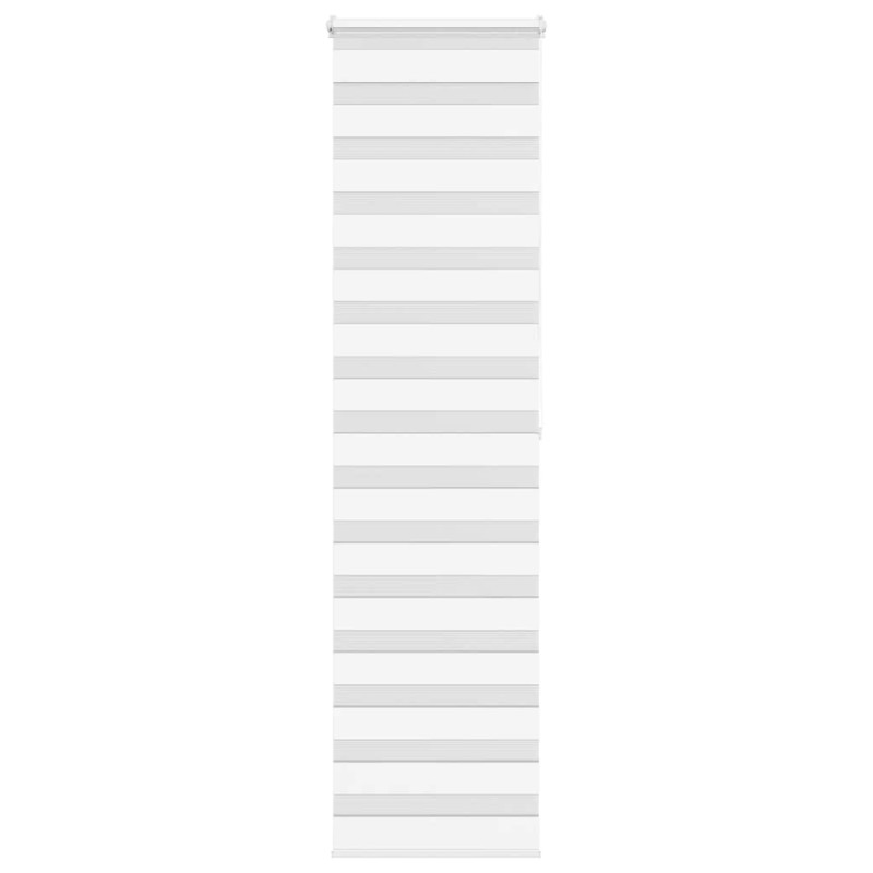 vidaXL Ζέβρα τυφλή Λευκό Πλάτος υφάσματος 60,9 εκ. Πολυεστέρας