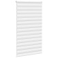 vidaXL Ζέβρα τυφλή Λευκό Πλάτος υφάσματος 130,9 εκ. Πολυεστέρας