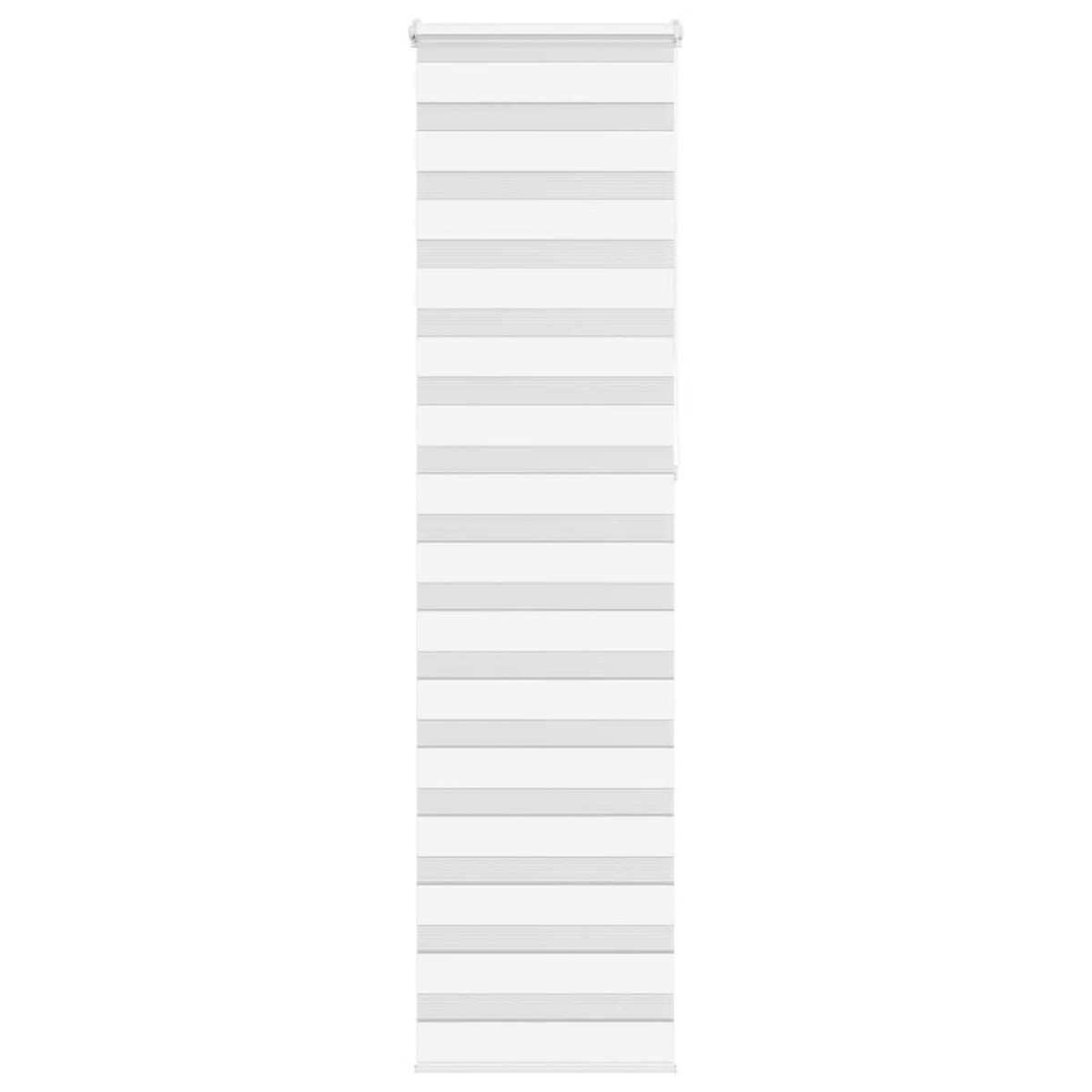 vidaXL Ζέβρα τυφλή Λευκό Πλάτος υφάσματος 50,9 εκ. Πολυεστέρας