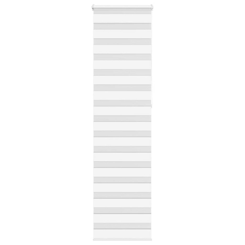 vidaXL Ζέβρα τυφλή Λευκό Πλάτος υφάσματος 50,9 εκ. Πολυεστέρας