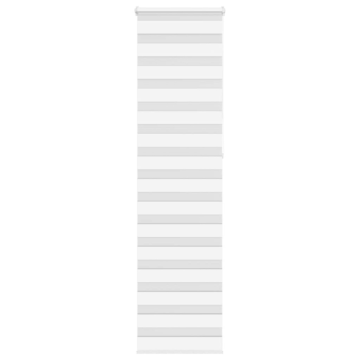 vidaXL Ζέβρα τυφλή Λευκό Πλάτος υφάσματος 55,9 εκ. Πολυεστέρας