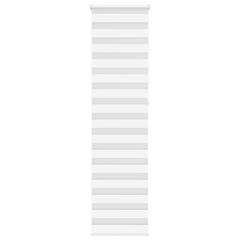 vidaXL Ζέβρα τυφλή Λευκό Πλάτος υφάσματος 55,9 εκ. Πολυεστέρας