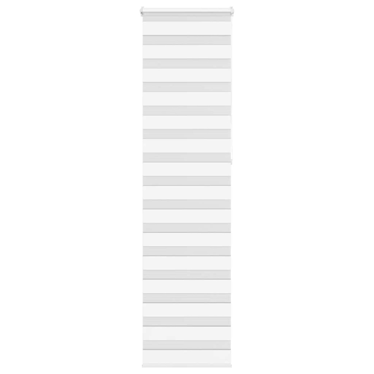 vidaXL Ζέβρα τυφλή Λευκό Πλάτος υφάσματος 60,9 εκ. Πολυεστέρας