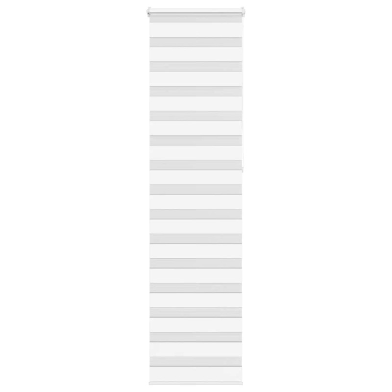 vidaXL Ζέβρα τυφλή Λευκό Πλάτος υφάσματος 60,9 εκ. Πολυεστέρας